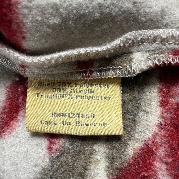 Upcountry By Du Monde Aztec Southwestern Vest Womens Medium Fleece - Picture 5 of 6